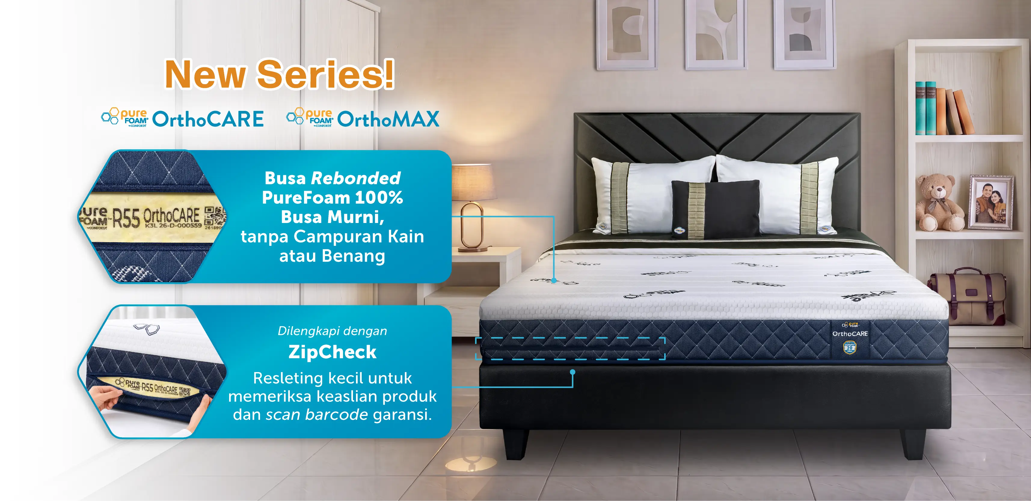 Kasur busa PureFoam by Comforta